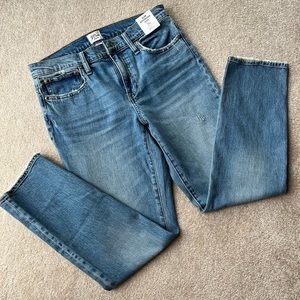 J. Crew NWT distressed light wash slim boyfriend jeans size 26